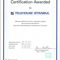 Telehouse Cert 200x200 معاييرنا